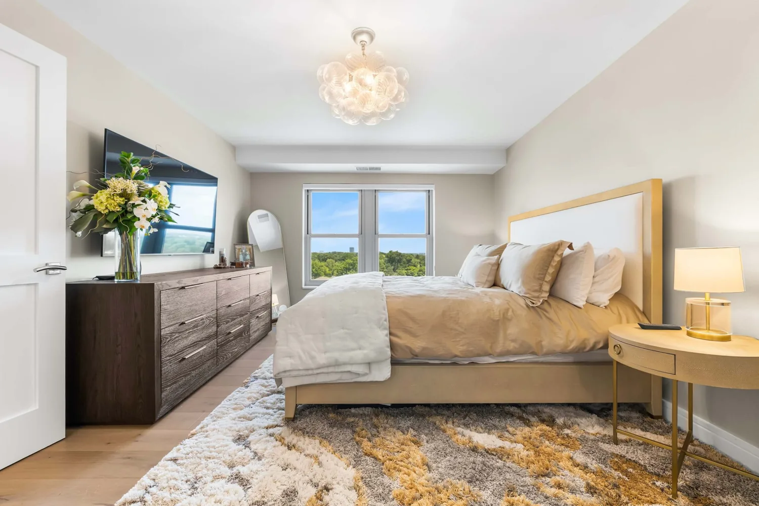 Primary suite at 411 S Old Woodward Avenue property example